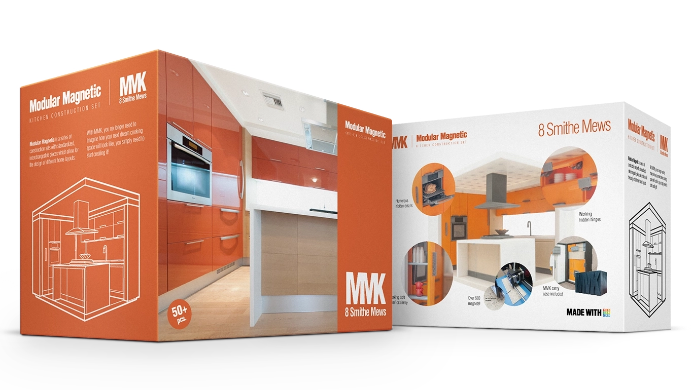 Modular Magnetic architectural playset